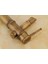 Bambu Model Rustik Antik Lavabo Bataryası Banyo Çanak Musluğu Eskitme Lavabo Armatür Otantik Bakır 3