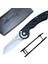 Hog Orijinal Deri Kılıflı 20 cm Çakı Paslanmaz Çakı Bıçak Outdoor Bıçak Siyah Renk Knives And Weapons 1