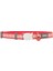 Reddingo Reflektörlü Ziggy Desenli Kırmızı Kedi Boyun Tasması 12 mm 20-32 cm 2