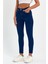 Mavi Yüksek Bel Dar Paça Skinny Power Likralı Kot Pantalon Trefjeans-2-Mavi 5