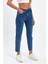 Koyu Mavi Mom Jeans Likralı Kot Pantolon Koyu-Mavi-Mom-Jean-1 4