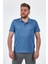 Polo Yaka Regular Fit Havacı Mavi Erkek T-Shirt 2SCT6253FX 1