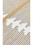 Arya Craft Arc 01 White Yellow Hav Toz Vermez Yıkanabilir Modern Desenli Dokuma Kilim 4