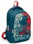 Kids Çivit Kırmızı Astronot Desenli 3’lü Okul Çanta Seti SET0114389 2