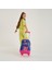 Kids Mor Pembe Kedi Desenli Çekçekli 2'li Çanta Seti SET0223932 2