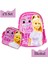 Barbie Lisanslı Ilkokul Çantası 2 Bölmeli ve Beslenme Çantası 1