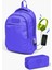 Kids Lavanta Usb'li 2'li Okul Çanta Seti SET0224315 1