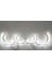 Uygunmarketcom, Citroen C4 L Tipi Rgb Angel Halka, 4 Adet, Far Içi Halka, Citroen Angel Far 3