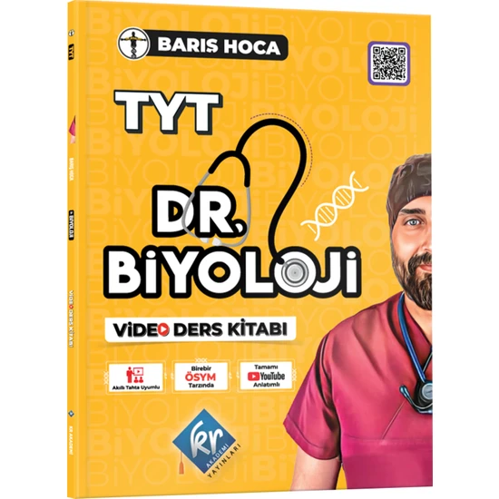 Kr Akademi Yayınları Barış Hoca Tyt Dr. Biyoloji Video Kamp Defteri