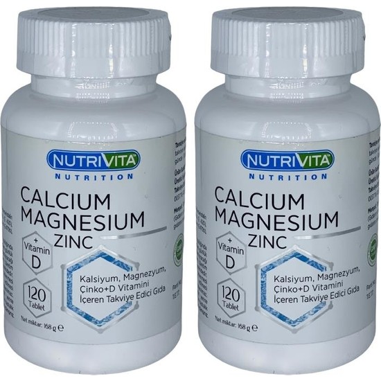 Nutrivita Nutrition Calcium Magnesium Zinc Vitamin D Fiyatı