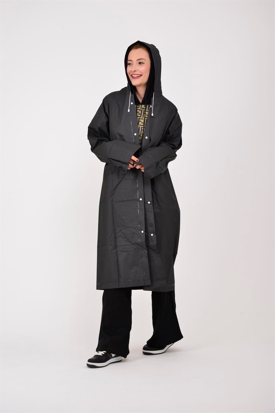 Eren Style HELP ME RENKLİ UNISEX YAĞMURLUK görsel 7