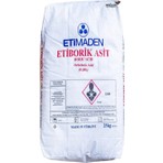 Eti Maden Borik Asit 1 kg Beyaz Toz Halinde Suda Çözünebilir Özellikte -E284