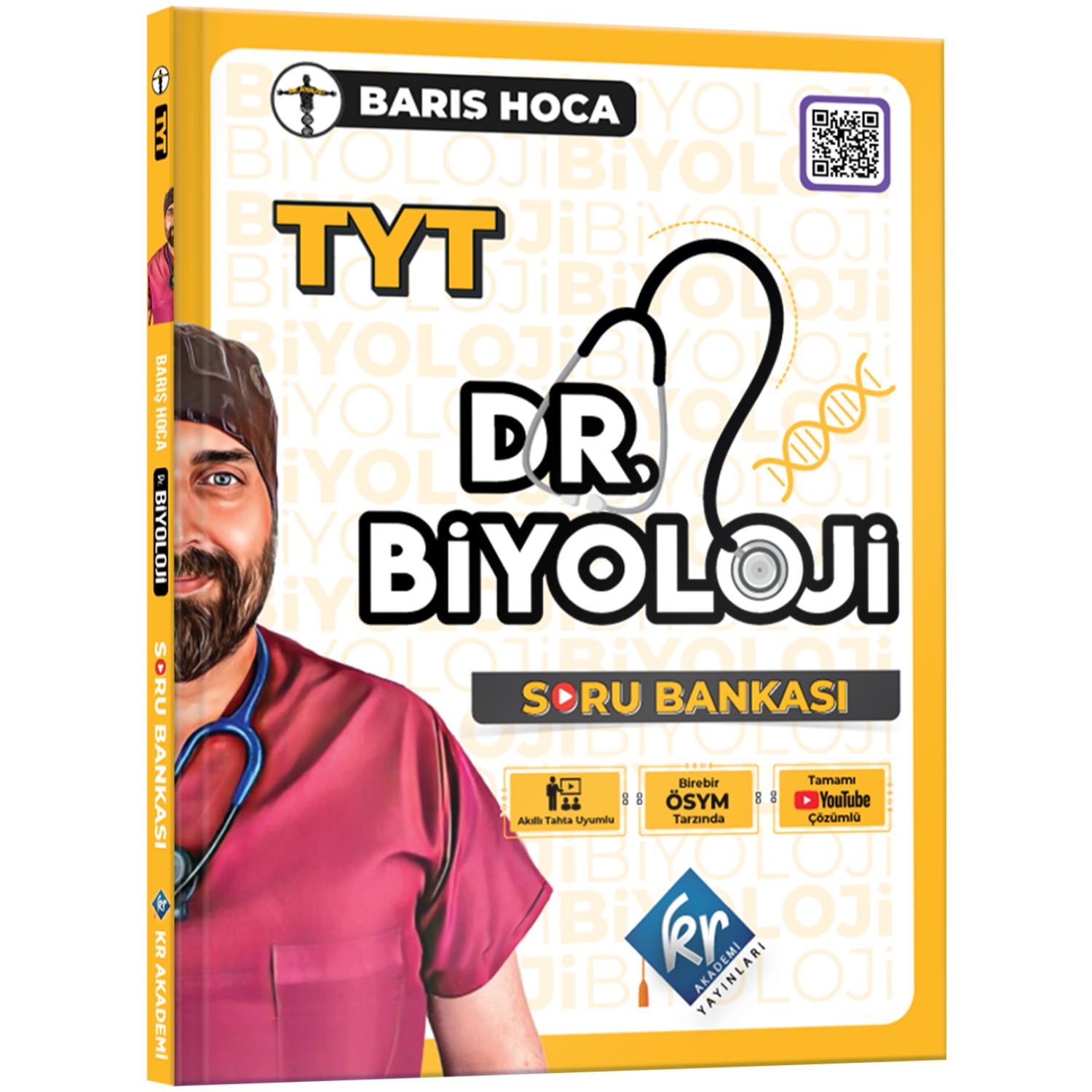 Kr Akademi Yayınları Barış Hoca TYT Dr. Biyoloji Soru Kitabı