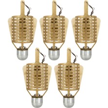 Lonni 5x Abs Balık Kafesi Kafesi Balıkçılık Sepet Besleyici 50g Açıklandığı (Yurt Dışından)