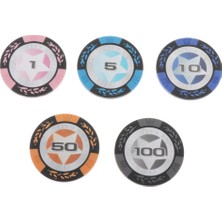 Lonni 100pcs Turnuvası - Numaralı Set, 40mm Casino Jetonu - Çok, 1 50 100 1 5 10 50 100 (Yurt Dışından)