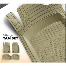 Entelux Universal 2019 Uyumlu 3D Havuzlu Paspas Bej