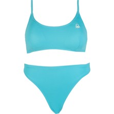 United Colors Of Benetton Kadın Bikini Mavi W25023