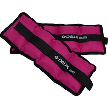 Delta 0,5 Kg x 2 Adet Toplam 1 Kg El Ayak Bilek Ağırlık Seti Kum Ağırlık Torbası