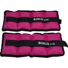 Delta 0,5 Kg x 2 Adet Toplam 1 Kg El Ayak Bilek Ağırlık Seti Kum Ağırlık Torbası