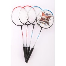 Delta 4 Adet Badminton Raketi İle 3 Adet Badminton Topu Ve Deluxe Badminton Çantası Dörtlü Grup Seti