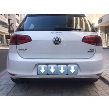 OTOTUNING53 Golf 7 Krom Arka Tampon Cıtası 3 Parça