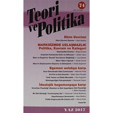 Teori Ve Politika Dergisi Teori Ve Polikita Dergisi Sayı: 74 Yaz 2014