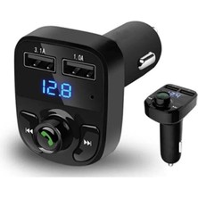 Asa Teknoloji Araç Kiti Fm Transmitter Bluetooth 5.0 Micro Sd USB Şarj Oto Müzik Çalar