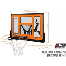 Alpin Streetball Bbs-44 Basketbol Panyası