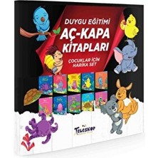 Duygu Eğitimi Kitapları - Aç Kapa Kitaplar Serisi (10 Kitap)