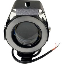 Motosvn Motosiklet Sis Farı  U7 LED 3 Modlu Mavi Parklı Adet