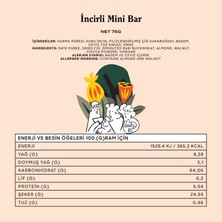 The Good Wild Glütensiz, Şeker İlavesiz İncirli Mini Bar 75 g