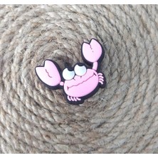 HD Marketim Terlik Ayakkabı Sandalet Tokası Silikon Yengeç Terlik Süsü Aksesuar