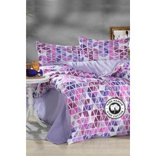 Evlen Home Collection Laris %100 Pamuk Nevresim Takımı Çift Kişilik (4 Parça)