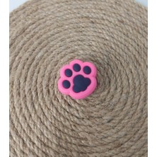 HD Marketim Terlik Ayakkabı Sandalet Tokası Silikon Kedi Pati Terlik Süsü Aksesuar