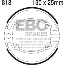 Ebc 818 Brake Shoe Set