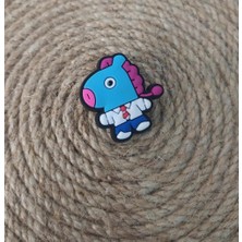 HD Marketim Terlik Ayakkabı Sandalet Tokası Silikon Bts Mang Terlik Süsü Aksesuar