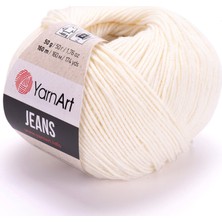 Yarnart Jeans  Amigurimi & Motif El Örgü Ipi - 03 Krem