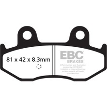 Ebc SFAC411 Suzukı Burgman 400 01-06 , Burgman 250 01-02 Carbon Arka Fren Balatası