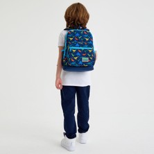 Coral High Kids Lacivert Mavi Dinazor Desenli 2'li Okul Çanta Seti SET0223115