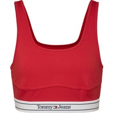 Tommy Jeans Kadın  Kırmızı Tişört ( Model Kodu : DW0DW15300 )