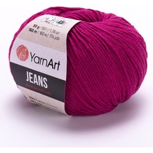 Yarnart Jeans  Amigurimi & Motif El Örgü Ipi - 91 Mürdüm