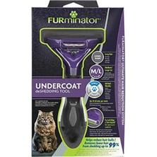 ‎Furminator Furminator Uzun Tüylü Kedi Tarağı Large Premium Kalite ile Kolay Kullanım Özellikleri Sunar