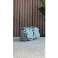 Watch of Royal Kapitone Kadın Mini Mint Yeşili Deri Çapraz Askılı Omuz ve El Çantası Celia