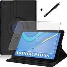 M.TK Moveteck Honor Pad X8 10.1 Inç Uyumlu Kılıf Dönebilen Kılıf + Ekran Koruyucu + Dokunmatik Kalem Seti 3in1