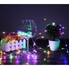 Bonibbo Peri Led Işık Pilli 10 Metre Rgb|Su Geçirmez Esnek Ve Güçlü Işık Performansı-Tel Şerit Led