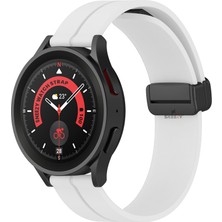 Sneezy Samsung Galaxy Watch 46MM R800-WATCH 3 45MM R840 22MM Uyumlu Coastal Manyetik Tokalı Silikon Kordon