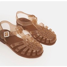 Friend & Trend Friend&trend kahve Jelly Yazlık Kadın Sandalet FT99