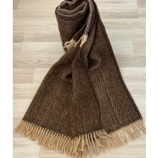 Genç Ev Home Scotch Dizlik - Tv Battaniye 130 x 170 cm Tv, Yün Battaniye - % 100 Saf Yün - Wool