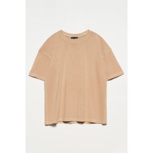 Dilvin Kadın Soluk Efektli Tshırt 30150