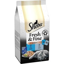 Sheba Balıklı Seçenekler Kedi Konservesi 6X50 gr